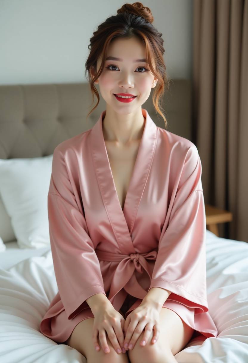 城市里的短发女孩